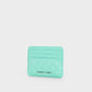 Cleo Quilted Card Holder - Mint Green