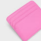 Cleo Quilted Card Holder - Pink