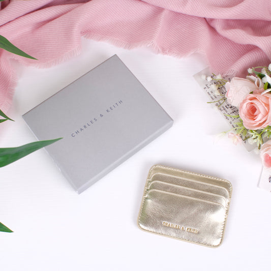 Multi-Slot Card Holder - Gold