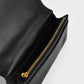 Paffuto Chain Handle Quilted Long Wallet - Black