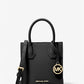 Mercer Extra-Small Pebbled Leather Crossbody Bag- BLACK