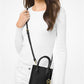Mercer Extra-Small Pebbled Leather Crossbody Bag- BLACK