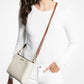 Trisha Medium Logo Crossbody Bag - VANILLA