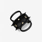 Mercer Extra-Small Pebbled Leather Crossbody Bag- BLACK