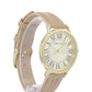 Textured Strap Watch – Tan/Gold